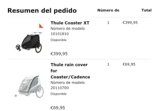 Thule Coaster XT Remolque Bicicleta