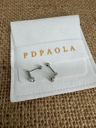 Pendientes Pdpaola Plata y Perla