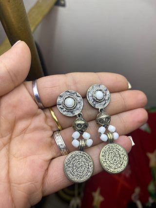 Pendientes largos vintage