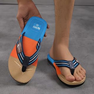 Chinelo LangBisi Azul e Laranja
