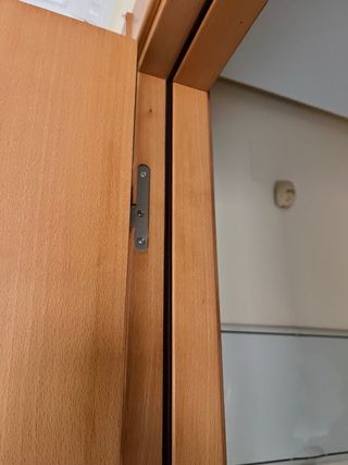 Puerta de madera de haya