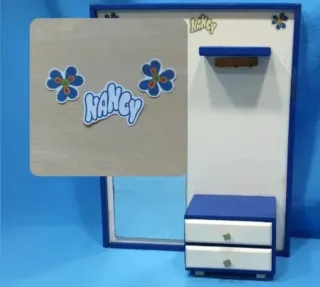 Pegatinas tocador Nancy años 70