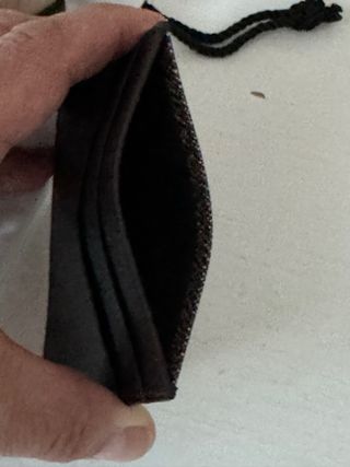 Tarjetero Montblanc piel marrón