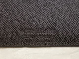 Tarjetero Montblanc piel marrón