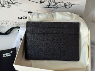 Tarjetero Montblanc piel marrón