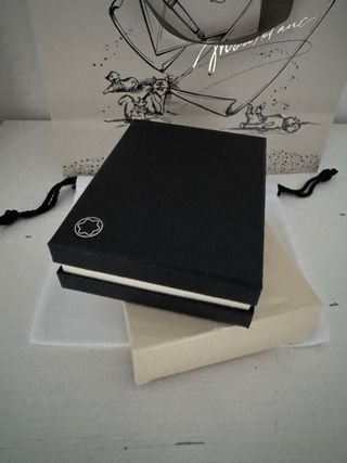 Tarjetero Montblanc piel marrón