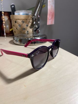 Gafas Ray-Ban niña morado y rosa