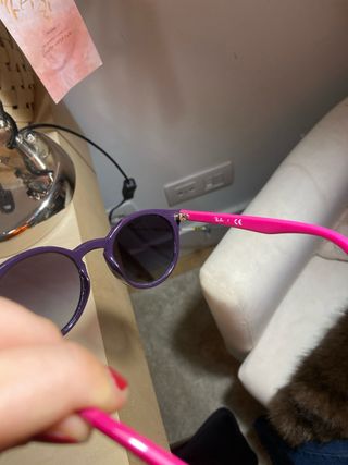 Gafas Ray-Ban niña morado y rosa