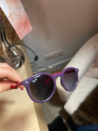 Gafas Ray-Ban niña morado y rosa