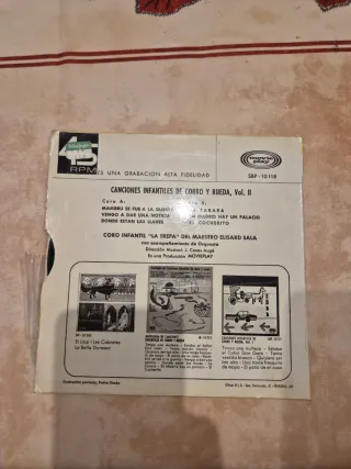 Pack 5 Vinilos Infantiles Canciones