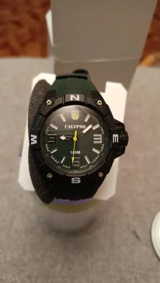Orologio Calypso Uomo Verde Nero