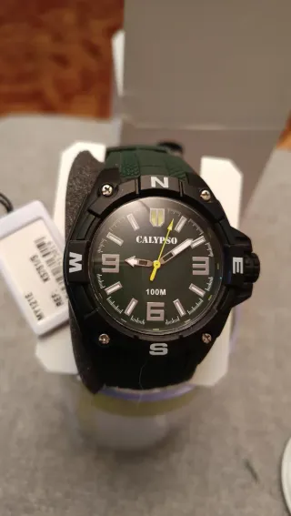 Orologio Calypso Uomo Verde Nero