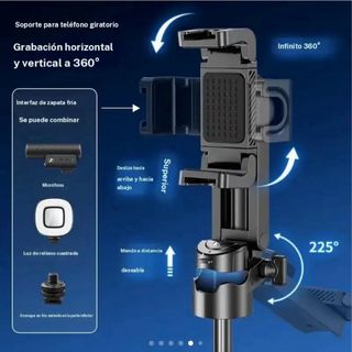 Palo Selfie Trípode Bluetooth 3 en 1