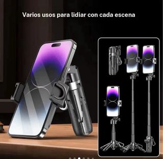 Palo Selfie Trípode Bluetooth 3 en 1