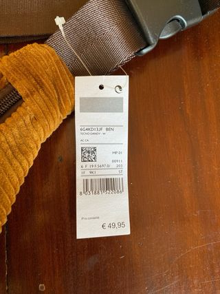 Bolso riñonera Benetton, nuevo, a estrenar