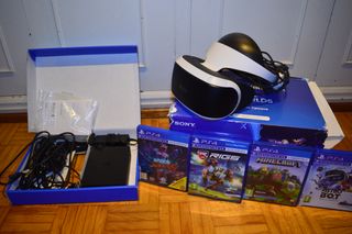 PlayStation VR para PS4 + varios juegos