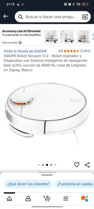 Aspirador Robot Xiaomi S12