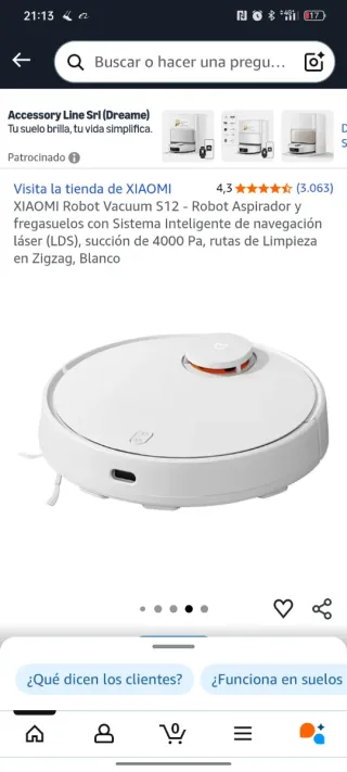 Aspirador Robot Xiaomi S12
