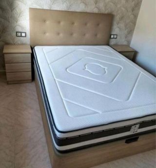 Cama con cabecero y colchón todas medidass