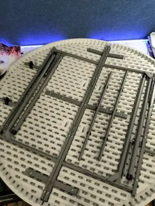 Mesa picnic plegable resina 122x74cm KJM120R