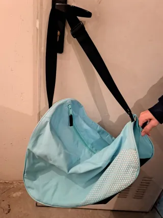 Bolsa para patines color azul