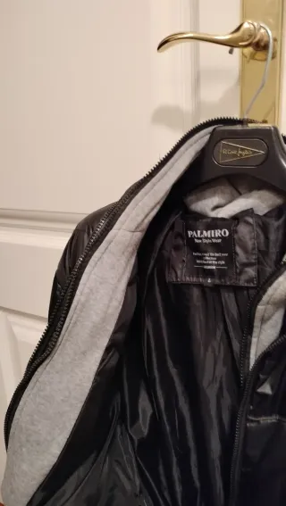 Anorak negro talla L