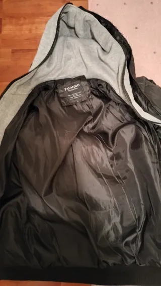 Anorak negro talla L