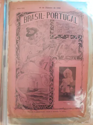 Lote 5 revistas antigas (Portugal)