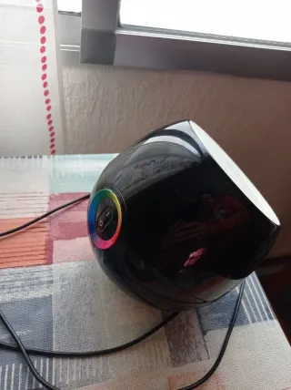 Lámpara LED Philips Negra Multicolor