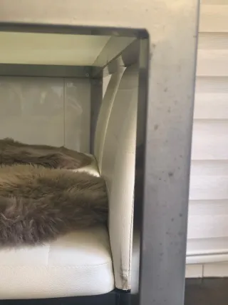 Mesa cocina cristal y 2 sillas