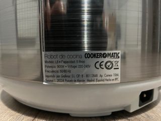 Robot Cocina inteligente CookerMatic Nuevo