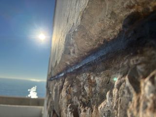 Rehabilitación de fachada por filtración