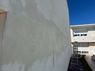 Rehabilitación de fachada por filtración