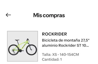 Bicicleta Rockrider ST100 27.5 Aluminio