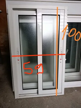 Ventana corredera de aluminio