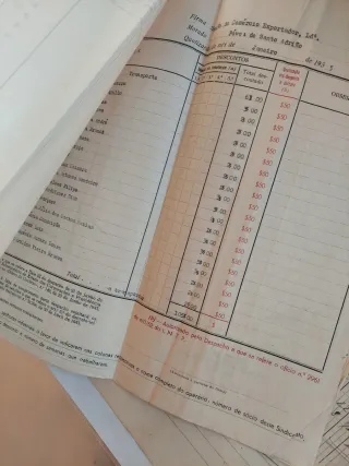 Documento Sindical Antigo