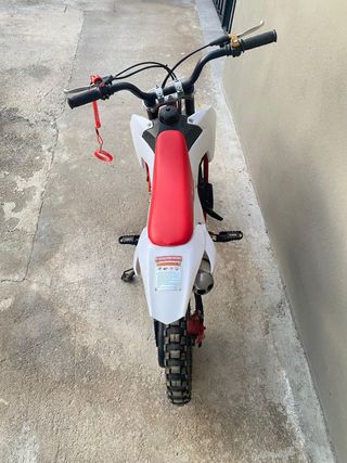 Minimoto Infantil Roja y Blanca