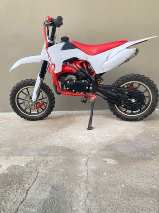 Minimoto Infantil Roja y Blanca