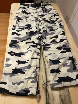 Traje de Snow hombre black hole camo talla L 42/43