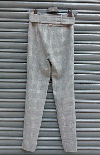 Pantalones Guess Talla S Cuadros Grises