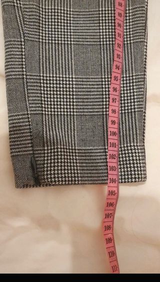 Pantalones Guess Talla S Cuadros Grises