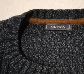 Jersey Misson hombre gris y marrón