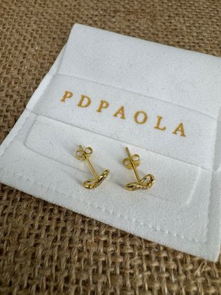 Pendientes PDPAOLA Infinito plata y baño de oro
