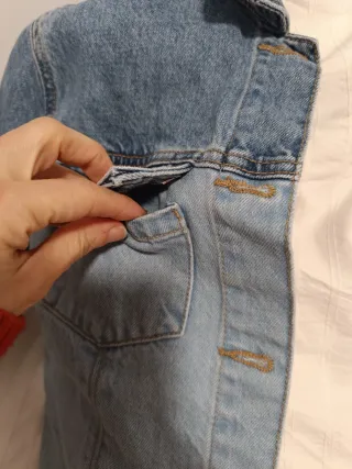 Chaqueta vaquera corta azul