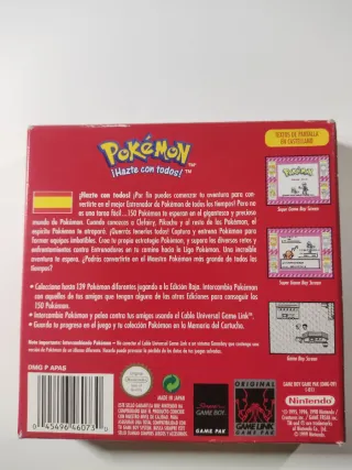 Pokémon Edición Rojo Nintendo Gameboy