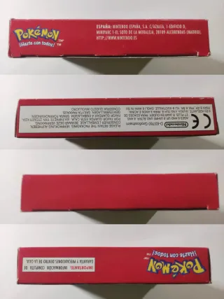 Pokémon Edición Rojo Nintendo Gameboy