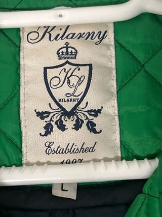 Chaqueta KILARNY acolchada verde mujer