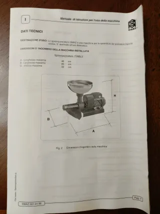 Spremipomodoro Elettrico Rosso