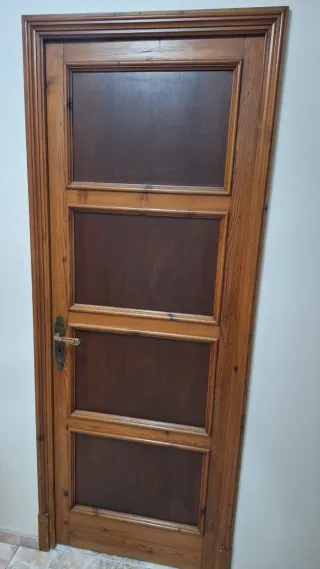 Puertas de madera de paso
