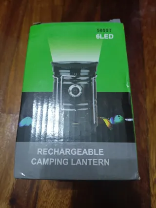 Lámpara Solar Camping LED